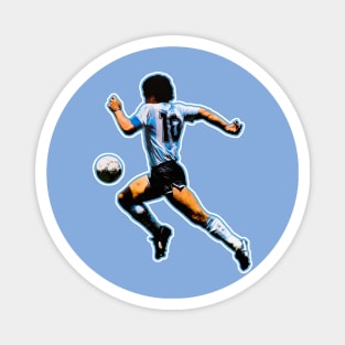 Maradona Running Magnet